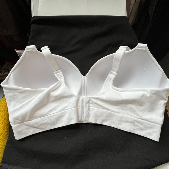 Truekind Bra Supportive Comfort Wireless Shaping White 2XL New w. Bra Extender - Picture 3 of 7
